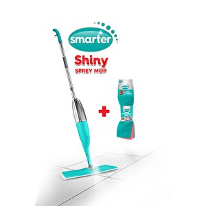 Smarter Shiny Sprey Mop + Mi̇krofi̇ber 3 Lü Temi̇zli̇k Bezi̇ Set