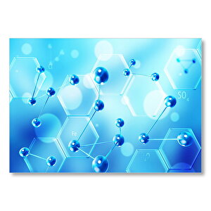 Kimya Sunum Temaları Görseli Mdf Ahşap Tablo 25x35 cm