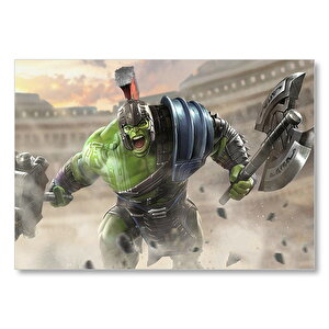 Hulk Gladyatör Arenasında Mdf Ahşap Tablo 25x35 cm