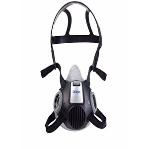 Tam Koruma Yüz Maskesi (Drager 3300 Maske-Abek Filtre-Gözlük-Tulum Large Beden)