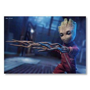 Sevimli Bebek Groot Mdf Ahşap Tablo 35x50 cm