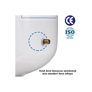 Su Arıtma Cihazı Metal Genleşme Tankı Standart 8 Lt Su Arıtma Deposu Tank Vanası Hediyeli