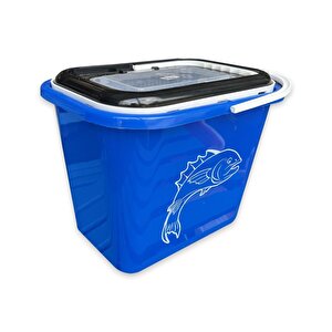 Fishack Süzgeçli Balıkçı Kovası 15 Lt Mavi Kod 179