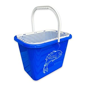 Fishack Süzgeçli Balıkçı Kovası 15 Lt Mavi Kod 179