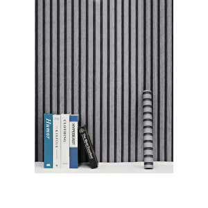 Bien Duvar Kağıtları 7600 Lambiri Panel Ahşap Duvar Çıtası Desenli Duvar Kağıdı 5,30 M²