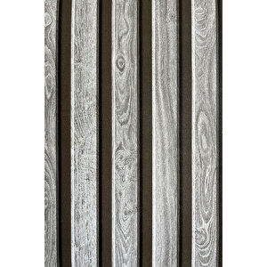 Bien Duvar Kağıtları 7600 Lambiri Panel Ahşap Duvar Çıtası Desenli Duvar Kağıdı 5,30 M²