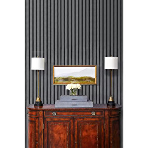 Bien Duvar Kağıtları 7600 Lambiri Panel Ahşap Duvar Çıtası Desenli Duvar Kağıdı 5,30 M²