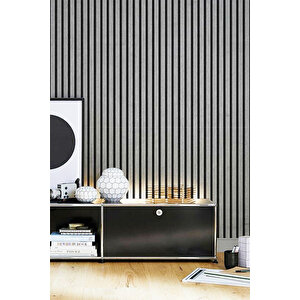Bien Duvar Kağıtları 7600 Lambiri Panel Ahşap Duvar Çıtası Desenli Duvar Kağıdı 5,30 M²