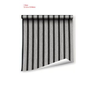 Bien Duvar Kağıtları 7600 Lambiri Panel Ahşap Duvar Çıtası Desenli Duvar Kağıdı 5,30 M²