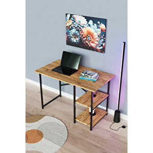 Ceviz 2 Raflı Çalışma Masası