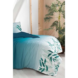 Eddy Mavi Tek Kişilik %100 Pamuk Fancy Poplin Nevresim Takımı