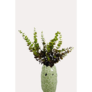 Yapay Çiçek 2 Adet İki Renkli Okaliptus Demeti