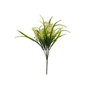 Yapay Çiçek Ara Malzemeli 2 Adet Beyaz Yaban Çiçeği Demeti