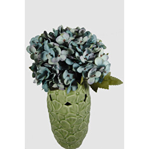 Yapay Çiçek Pastel Mavi Ortanca Demeti