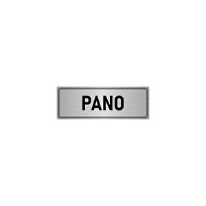 Metal Yönlendirme Levhası, Departman Kapı İsimliği Pano 10x20 Cm Gümüş Renk