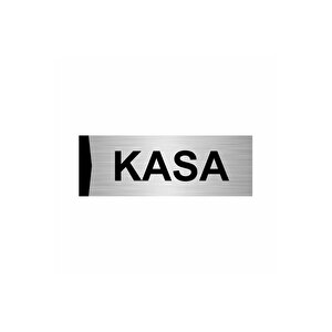 Kasa 5x20cm Gümüş Renk Metal Yönlendirme Levhası