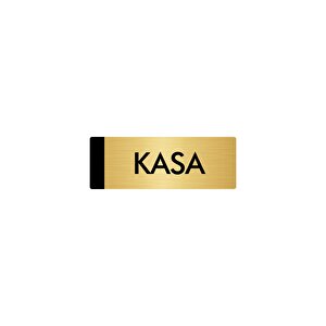 Metal Yönlendirme Levhası, Departman Kapı Isimliği Kasa 10x20 Cm Altın Renk