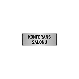 Metal Yönlendirme Levhası, Departman Kapı İsimliği Konferans Salonu 5x20 Cm Gümüş Renk