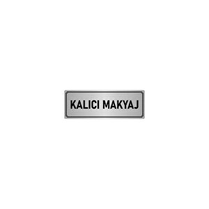 Metal Yönlendirme Levhası, Departman Kapı İsimliği Kalıcı Makyaj 7x20 Cm Gümüş Renk