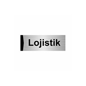 Lojistik 10x20cm Gümüş Renk Metal Yönlendirme Levhası