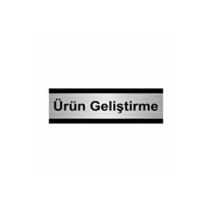 Ürün Geliştirme 5x20cm Gümüş Renk Metal Yönlendirme Levhası