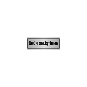 Metal Yönlendirme Levhası, Departman Kapı İsimliği Ürün Geliştirme 10x20 Cm Gümüş Renk