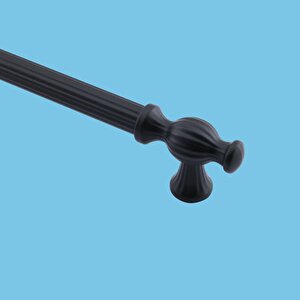 Kesir Mobilya Mutfak Dolabı Çekmece Dolap Kapak Kulpu Kulbu Siyah (224 Mm-22.4 Cm) Metal Kulpları