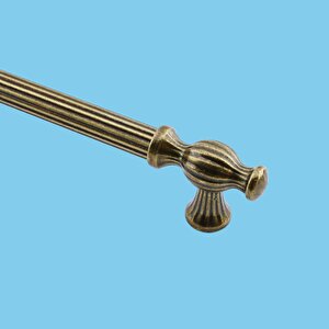 Kesir Mobilya Mutfak Dolabı Çekmece Dolap Kapak Kulpu Kulbu Antik Sarı 224 Mm Metal Kulp