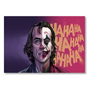 Joker Joaquin Phoenix Hahaha Karikatürize Mdf Ahşap Tablo 25x35 cm