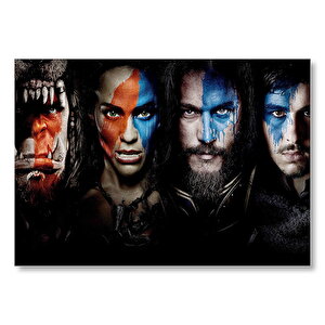 Warcraft Karakterleri Mdf Ahşap Tablo 50x70 cm
