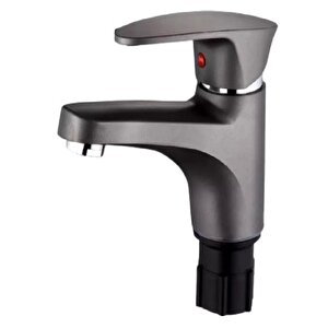 Polyfit Antrasit Gri Mix Lavabo Bataryası Mini model 12 cm