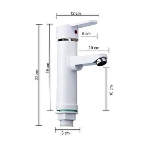 Polyfit Beyaz Mix Lavabo Bataryası F1 model 19 cm