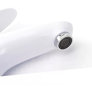 Polyfit Beyaz Mix Banyo Lavabo Bataryası Mini Model