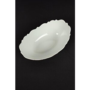 Digithome Wave Porselen Oval Salata Kasesi Yaldızlı – Lmg 326