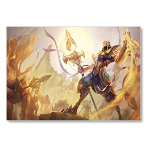 Pandemonium Oyun Kumların İmparatoru Azir Görseli Mdf Ahşap Tablo 35x50 cm