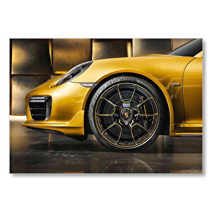 Porsche 911 Turbo S Özel Serisi Görseli Mdf Ahşap Tablo 25x35 cm
