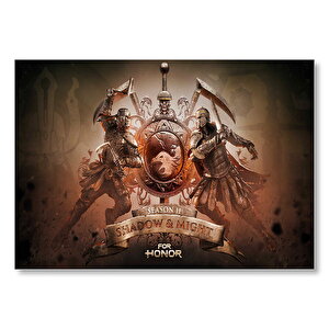 For Honor Season 2 Shadow Ve Might Görseli Mdf Ahşap Tablo 35x50 cm