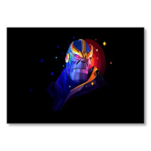 Marvel Karekteri Thanos Görseli Mdf Ahşap Tablo 35x50 cm