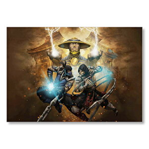 Mortal Kombat Raiden Sıfır Altı Akrep Görseli Mdf Ahşap Tablo