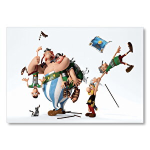 Tanrıların Etki Alanı Asterix Görseli Mdf Ahşap Tablo 25x35 cm