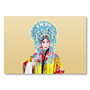 Pekin Operası Yang Guifei Mdf Ahşap Tablo 50x70 cm