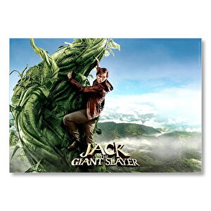 Dev Avcısı Jack Ve Sarmaşığı Mdf Ahşap Tablo 50x70 cm