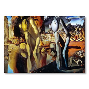 Narcissus Metamorfozu Salvador Dali Resmi Mdf Ahşap Tablo 50x70 cm