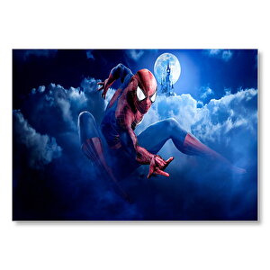Marvel Karakteri Örümcek Adam Görseli Mdf Ahşap Tablo 35x50 cm