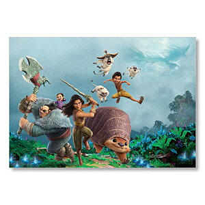 Raya Ve Son Ejderha Film Afişi Mdf Ahşap Tablo 50x70 cm
