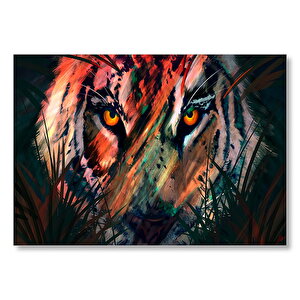 Kaplan Dijital Sanat Görseli Mdf Ahşap Tablo 35x50 cm