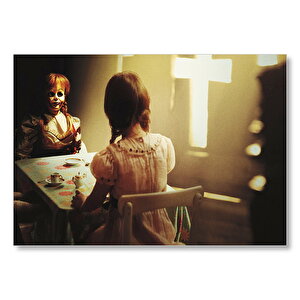Annabelle 2 Korku Karakteri Mdf Ahşap Tablo