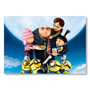 En Sevdiğim Kötü Adam Çizgi Film Mdf Ahşap Tablo 50x70 cm