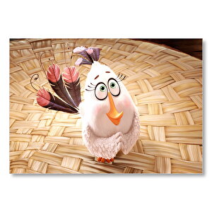 Angry Birds Filmi Kuş Tüyü Görsel Mdf Ahşap Tablo 25x35 cm