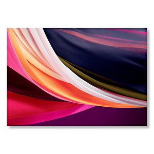 Renkli Figürler Mdf Ahşap Tablo 35x50 cm